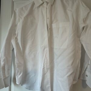 AYR Classic White Button-Up Blouse